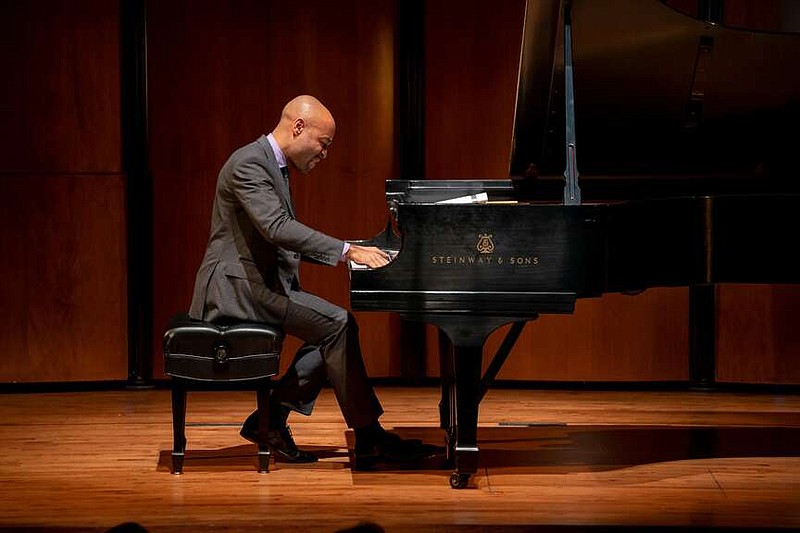 Pianist Aaron Diehl plays George Gershwin's Concerto in F to kick off the Arkansas Symphony's 2024-25 Masterworks season Sept. 28-29 at Little Rock's Robinson Center Performance Hall.

(Special to the Democrat-Gazette/Ben Doyle)