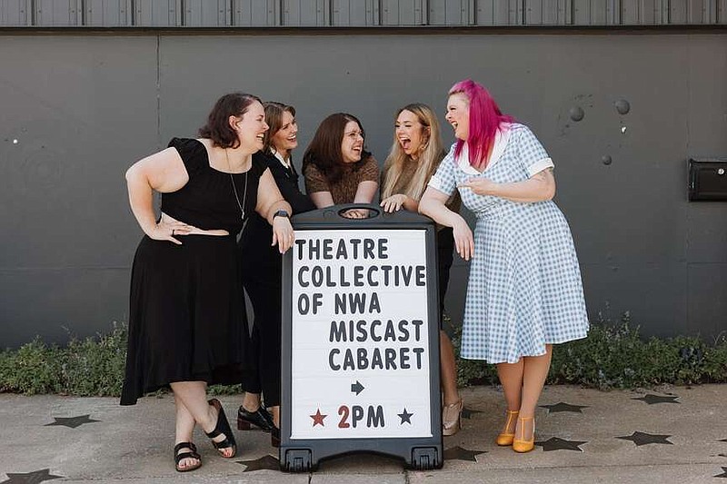 The board of Theatre Collective of Northwest Arkansas includes Rachel Mills (left), Juliette Robinson, Sarah Doyle, Lexie Edmunds and Stephanie Whitcomb. In addition to a five-show season in 2024, the nonprofit has just announced a Break a Leg series of educational offerings.

(Courtesy Photo)
