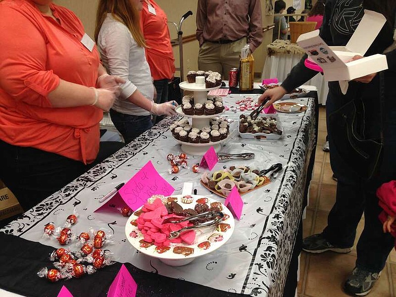 The Chocolate Lovers Festival will be hosted in the Highlander Room at the Eureka Springs Community Center from 1 p.m. to 5 p.m. Saturday, according to the Eureka Springs Chamber of Commerce website.

(Courtesy Photo)