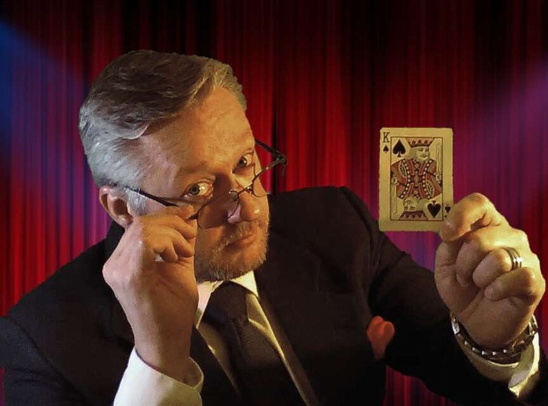 Magician Carlos David (pictured) is joined on stage by Vince Johari, "an expert on the occult and paranormal rituals around the world," to "create what is known as 'bizarre magic' shows," David says.

(Courtesy Photo)
