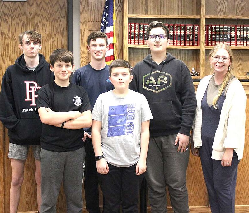 Annette Beard/Pea Ridge TIMES
The ... was recognized at the Pea Ridge School Board meeting Monday, March 11, 2024, for accomplishments this year.