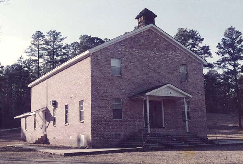 Gravel Hill Baptist Church on Arkansas 9 (Saline County). An earlier version of this caption incorrectly associated the church with the Gravel Hill community.
(Courtesy of the Butler Center for Arkansas Studies, Central Arkansas Library System)
