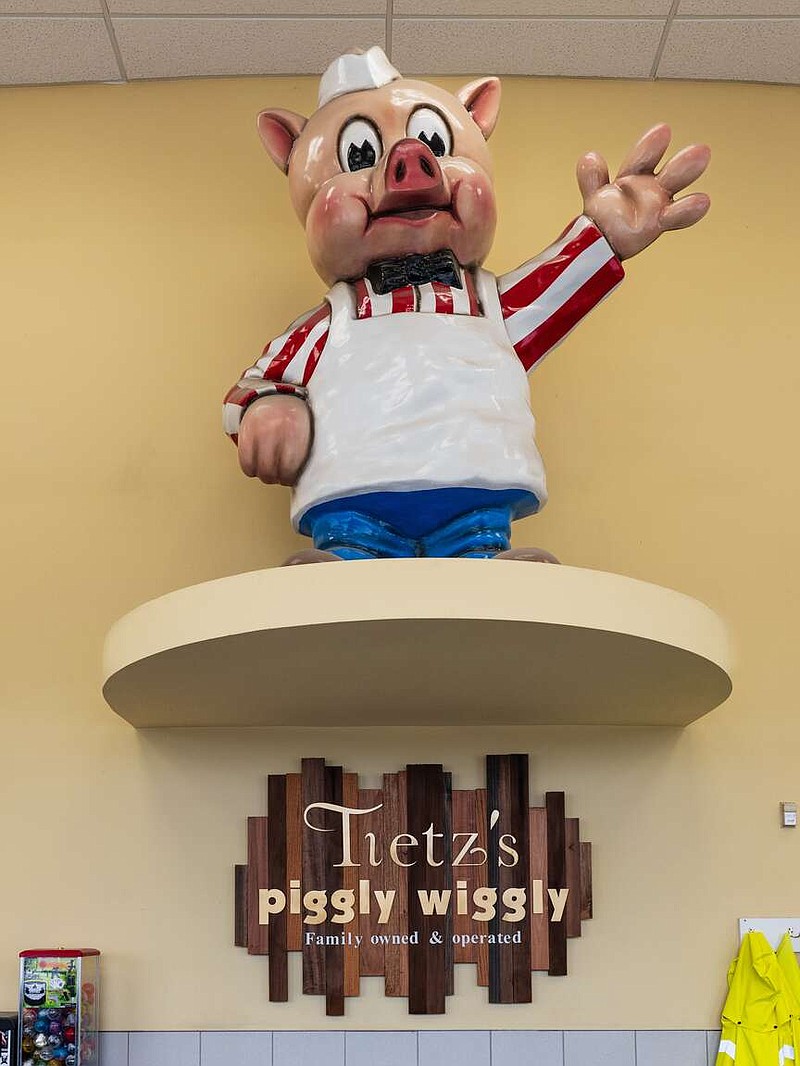 Inside a Piggly Wiggly grocery store in Sheboygan, Wis., on Thursday. MUST CREDIT: Matthew Ludak for The Washington Post.