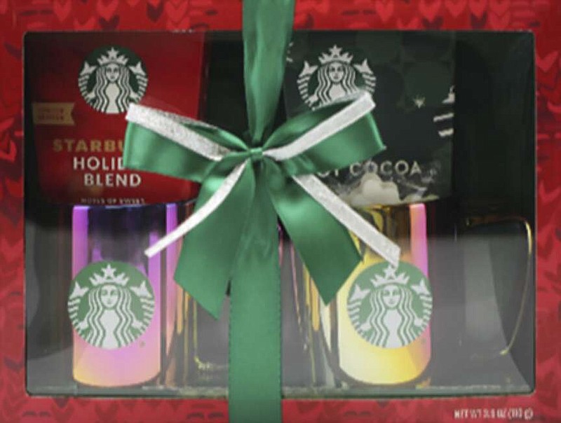 This photo provided by  Consumer Product Safety Commission shows Metallic Mugs included in 2023 Holiday Starbucks-branded Gift Sets. The U.S. Consumer Product Safety Commission said Thursday, March 21, 2024,  that the mugs, when microwaved or filled with extremely hot liquid, can overheat or break, posing burn and laceration hazards. The containers, manufactured by Nestle, were sold at both in store and online at Target and Walmart and through Nexcom, military retail outlets, nationwide from November 2023 through January. (Consumer Product Safety Commission via AP)
