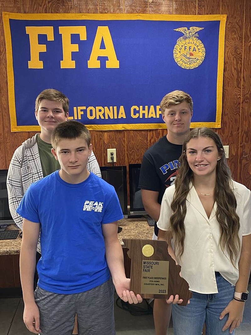 Courtesy/Gary Morris — FILE — Preston McMillian, rear left, attended the National FFA Organization's agricultural communications Next Gen conference, and has been accepted into the Missouri Agribusiness Academy.