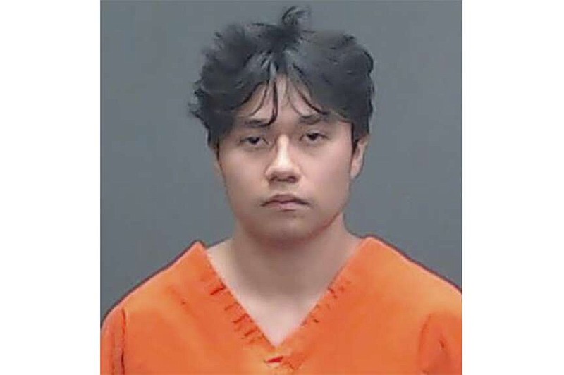 Cesar Olalde is charged with capital murder in the May 2023 deaths of his parents and siblings. (Bi-State Detention Center via AP)
