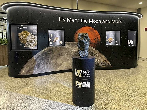 Travelers through Maine's biggest airport can now fly to the moon. Or at least a chunk of it - Vimarsana News