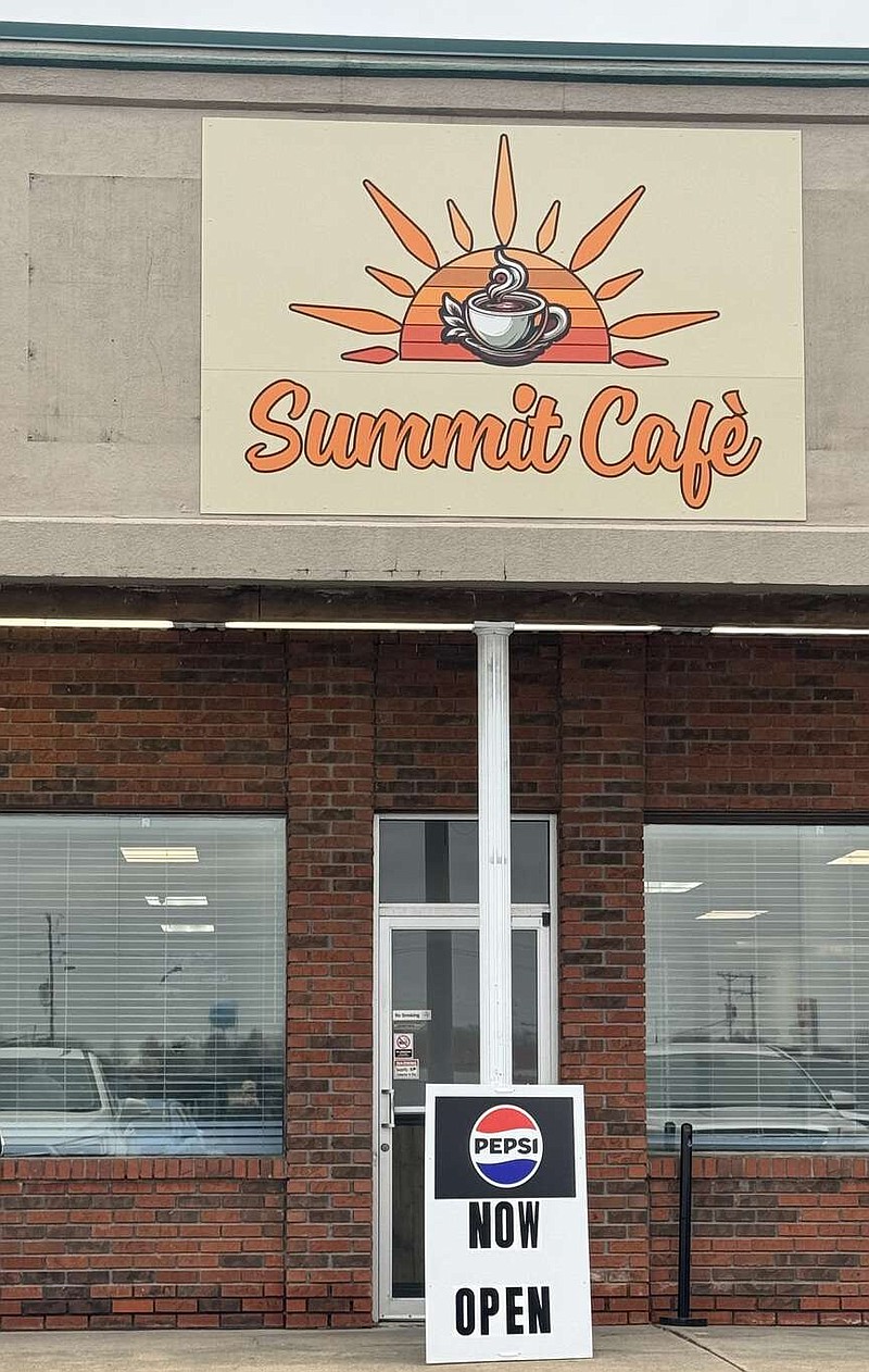 The sign for Summit Cafe is shown at 172 West Simon Blvd. in Holts Summit. The restaurant opened Monday, March 25, 2024. (Anakin Bush/For the News Tribune)