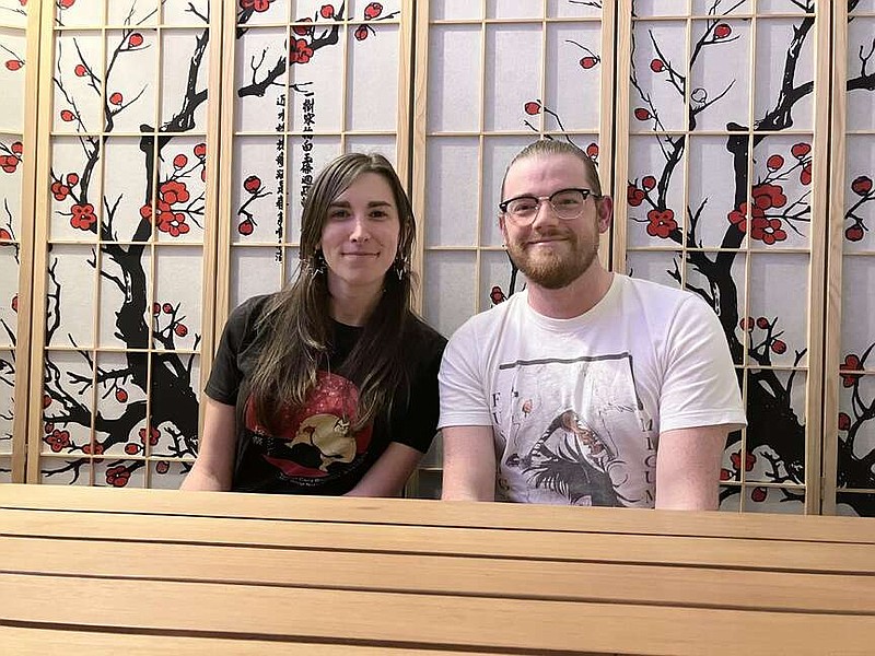 Gwendolyn Herzig and her brother Jesse Pruitt, owners of Otaku Takeout.