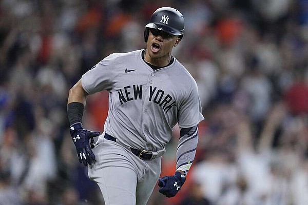 Soto bangs out three hits as Yanks sweep Astros | The Arkansas Democrat-Gazette - Vimarsana News
