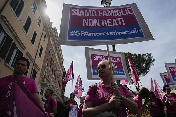 Surrogacy debate comes to a head in Rome | Hot Springs Sentinel Record - Vimarsana News