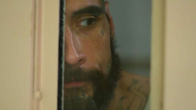 Inmate Daniel Gatlin gazes out of his locked cell just before the start of Sheriff Eric Higgins' experiment in the Netflix series “Unlocked: A Jail Experiment.” (Courtesy of Netflix)