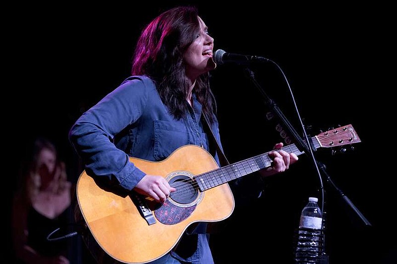 FILE - Artist Brandy Clark performs in concert at City Winery Nashville on May 19, 2017 in Nashville, Tenn. (AP Photo/Laura Roberts)