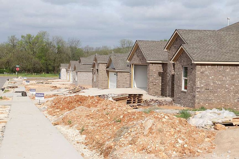 Lynn Kutter/Enterprise-Leader
Hudson Heights subdivision, off Ditmars Road and West Bush Street, is one of several subdivisions under construction in Prairie Grove. Phase 1 of Hudson Heights has 86 lots on 39 acres.