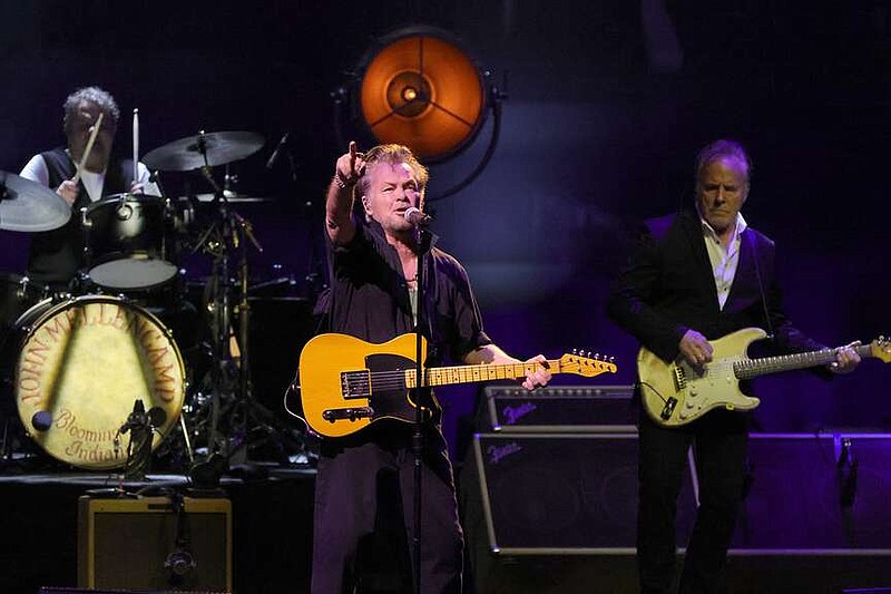 John Mellencamp performs with his band on the Live and In Person 2024 tour at the Robinson Center for the Performing Arts in Little Rock on Wednesday, April 10. 2024 (Arkansas Democrat-Gazette/Kyle McDaniel)