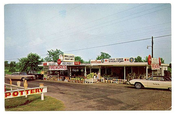 tobacco store bald knob ar Arkansas Postcard Past: Bald Knob, circa 1967