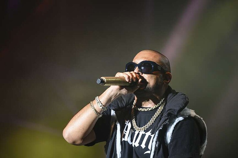Sean Paul performs during his concert at Strand Festival in Zamardi, Lake Balaton, Hungary, Friday, Aug. 19, 2022. The Jamaican singer and songwriter is embarking on a 22-date U.S. run dubbed the “Greatest Tour,” kicking off on May 2. (Tamas Vasvari/MTI via AP, File)