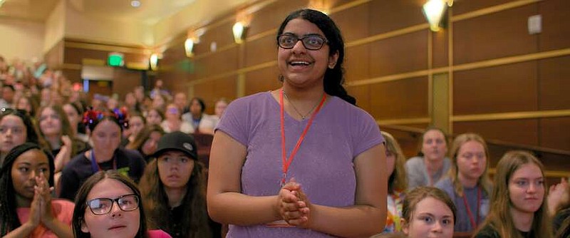 Nisha Murali is among the teens shown in "Girls State," the sequel to the well-received documentary "Boys State." 
(Apple TV+/TNS)