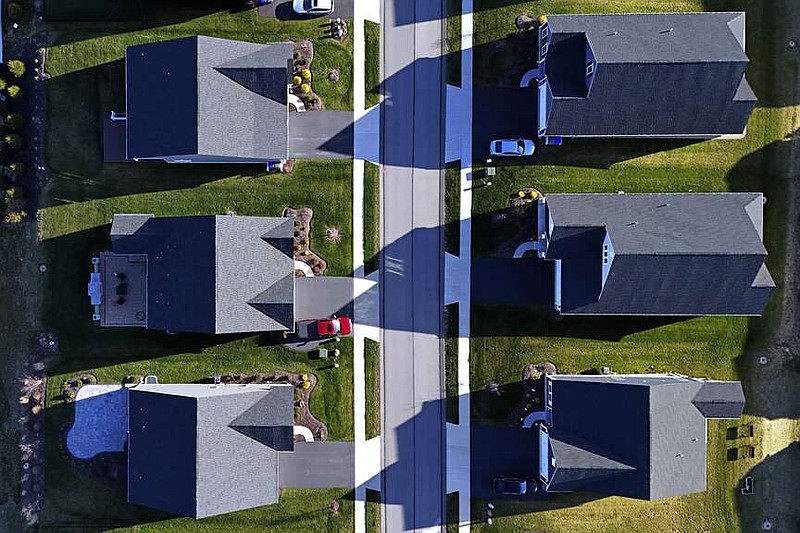 A housing development is seen March 29, 2024, in Middlesex, Pa. Holding out for more attractive mortgage rates could give homebuyers some financial breathing room. (AP Photo/Gene J. Puskar)
