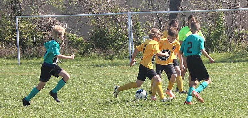 Annette Beard/Pea Ridge TIMES
Pea Ridge Thunder Soccer teams played Saturday. For more photographs, go to the PRT gallery at https://tnebc.nwaonline.com/photos/.