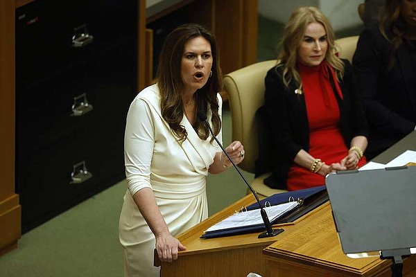 Arkansas Senate confirms 56 of Sarah Huckabee Sanders' appointees to state boards, commissions | The Arkansas Democrat-Gazette - Vimarsana News