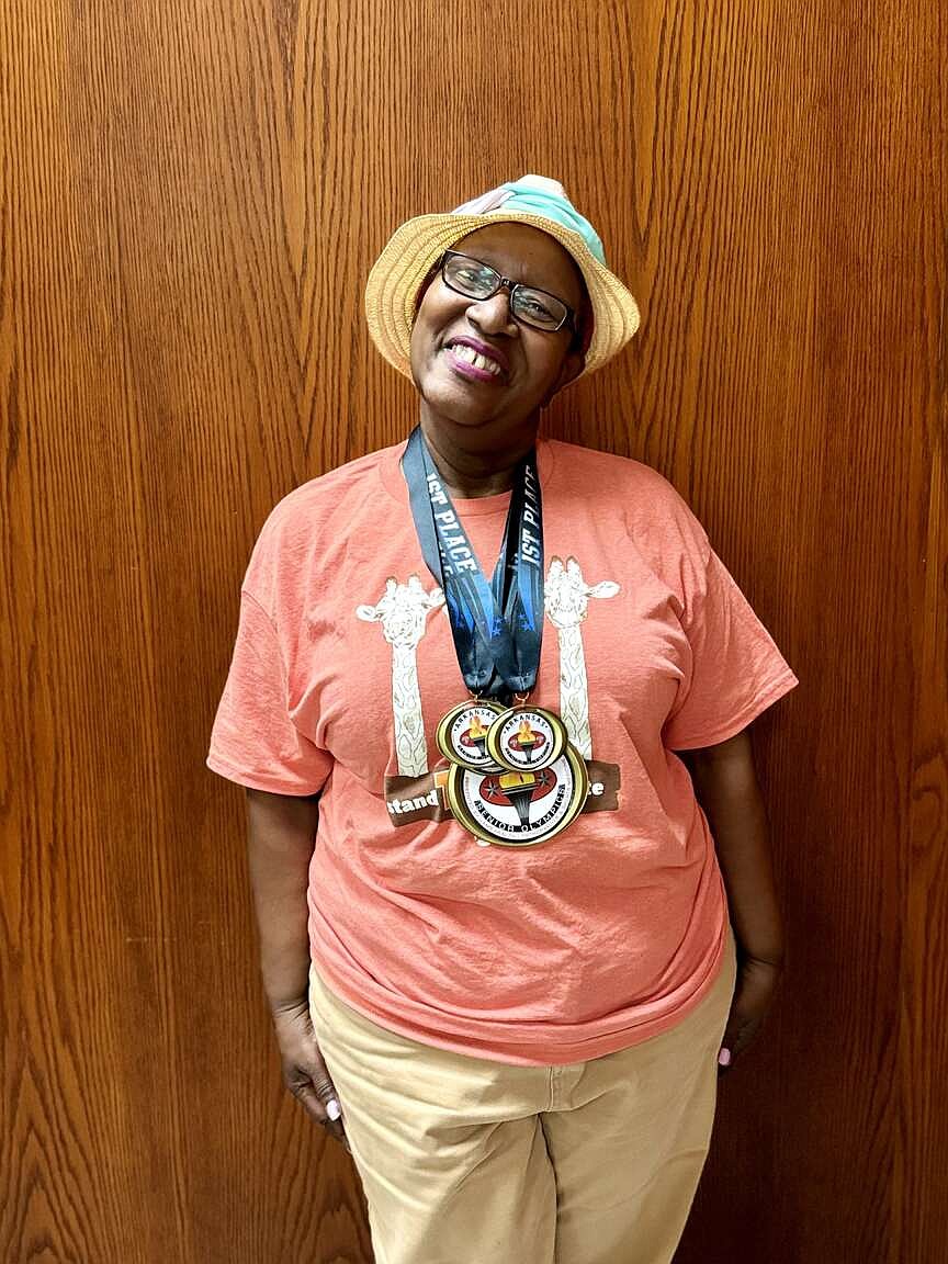 Dickerson wins 4 gold medals in at Arkansas Senior Olympics