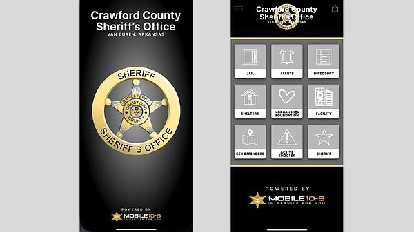 Crawford County sheriff's office launches new app | Northwest Arkansas Democrat-Gazette - Vimarsana News