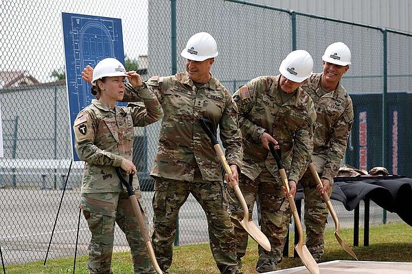 Arkansas National Guard breaks ground on Camp Robinson fitness center | Arkansas Democrat Gazette