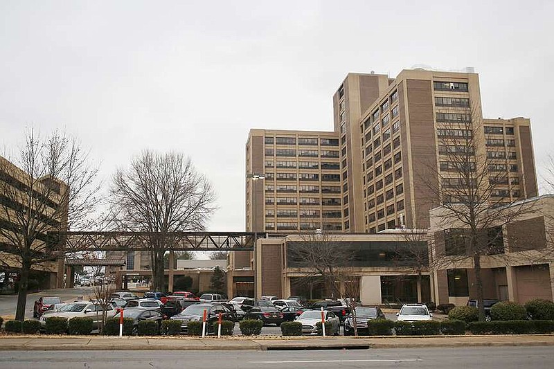 FILE - Baptist Health Medical Center in Little Rock in 2020. (Arkansas Democrat-Gazette/Thomas Metthe)