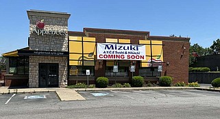Mizuki, an upscale all-you-can-eat sushi and hibachi restaurant, has an August target to open at the former Applebee's on Little Rock's Chenal Parkway.

(Arkansas Democrat-Gazette/Eric E. Harrison)