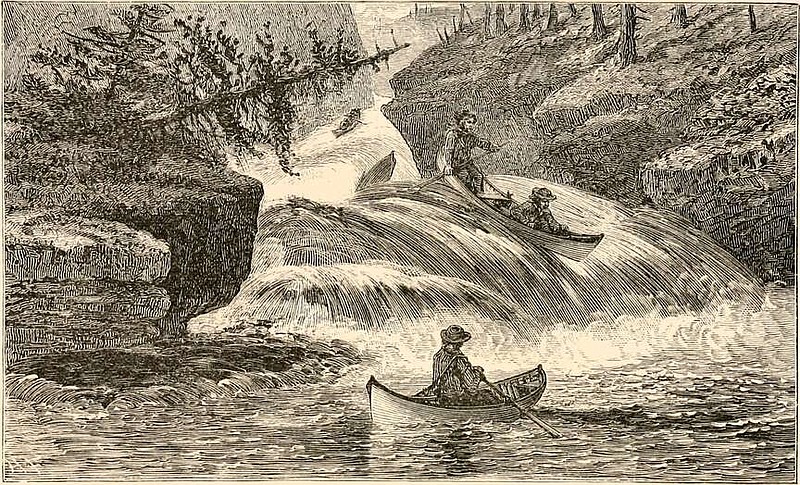 An illustration from William Henry Harrison Murray's guide book “Adventures in the Wilderness; or, Camp-Life in the Adirondacks,” a book that caused thousands to inundate the woods in. what the press called “Murray's Rush” in 1869. (Public domain)