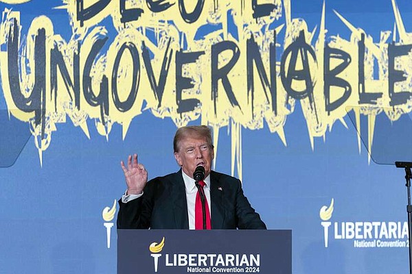 Trump booed at Libertarian event | The Arkansas Democrat-Gazette - Arkansas' Best News Source - Vimarsana News