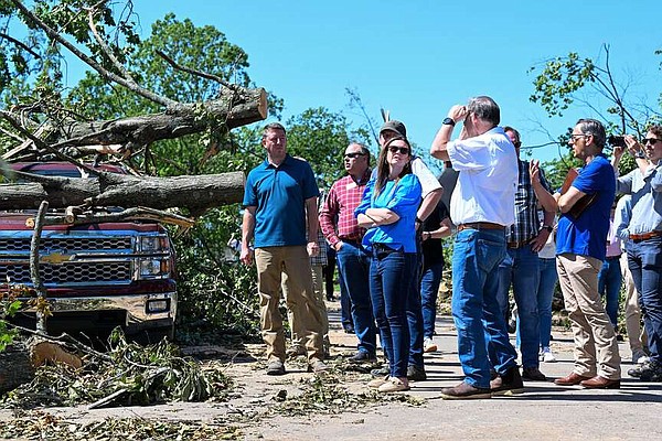 Arkansas governor postpones multiple tax and fee deadlines in counties hit by storms | Northwest Arkansas Democrat-Gazette