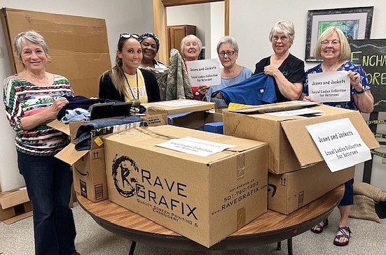 Loyal Ladies make clothing donation to DAV Outreach | Hot Springs ...