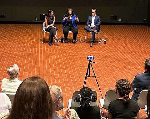 Janie Mines, Naval Academy’s first Black female graduate, speaks at the ...