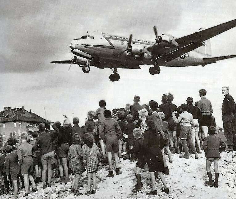 The "Berlin Airlift" of 1948-49 broke through the Soviet blockade of the city via non-stop supply shipments to beleaguered garrisons and the population of more than 2 million civilians in West Berlin.

(Special to the Democrat-Gazette/Library of Congress)