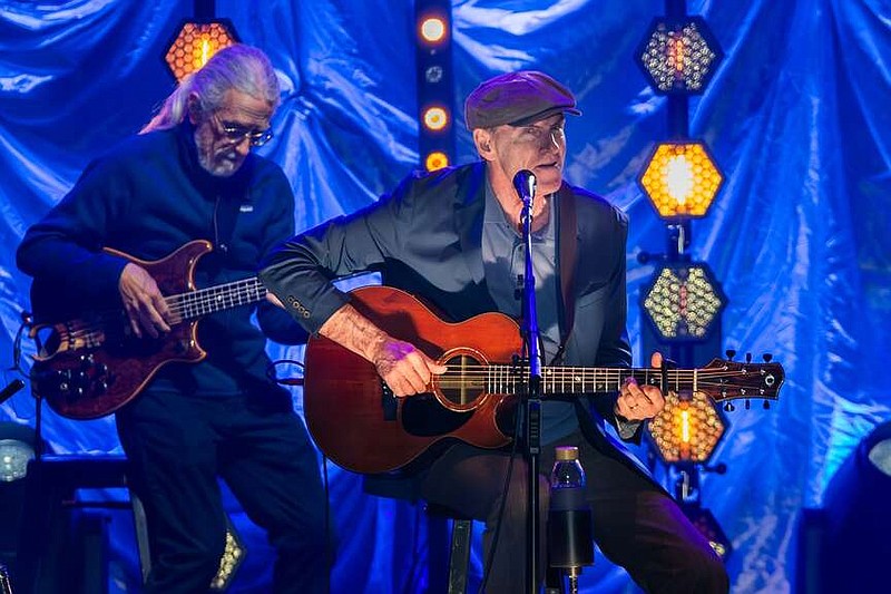 James Taylor and bassist Jimmy Johnson Perth, Australia in April. (courtesy James Taylor)