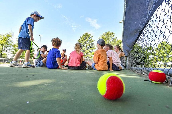 PHOTOS: Campers learn tennis basics in Fort Smith | Northwest Arkansas Democrat-Gazette