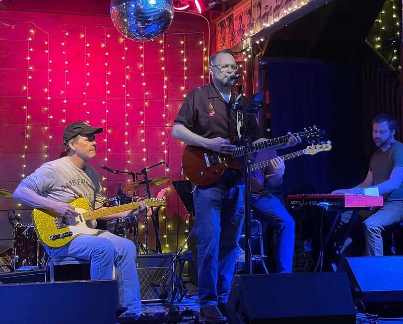 The Little Rock band Fox Green, whose members include guitarist/songwriter Cam Patterson and vocalist/songwriter Wade Derden, performs at the White Water Tavern.
(Special to the Democrat-Gazette)