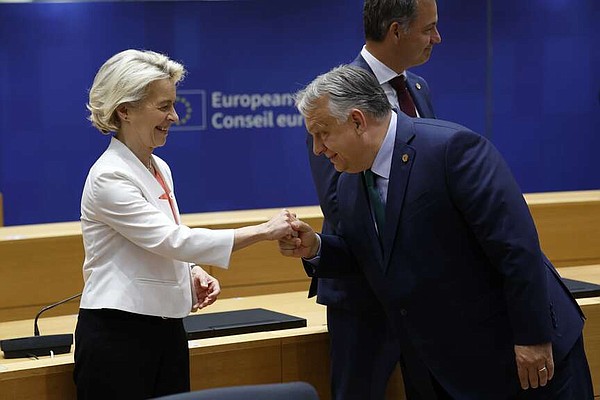 European Commission president praised | Arkansas Democrat Gazette