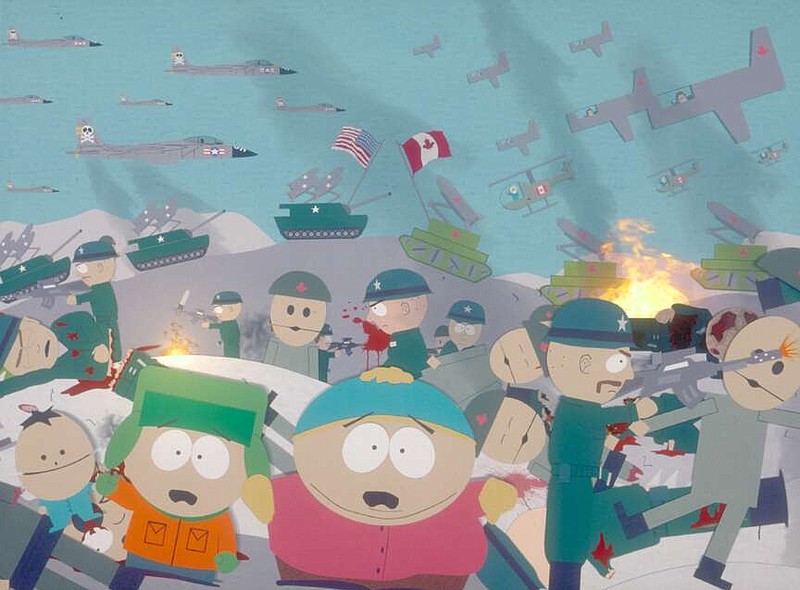 War with Canada is at the core of “South Park: Bigger, Longer, & Uncut."

(Special to the Democrat-Gazette/Fathom Events & Paramount Pictures)