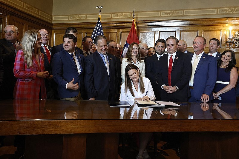 Sanders signs bills cutting Arkansas tax rates, increasing homestead credit Magnolia