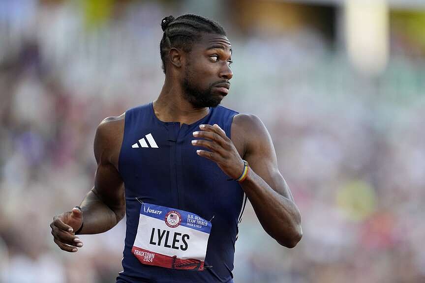 Lyles keeps hope of sprint double alive | The Arkansas Democrat