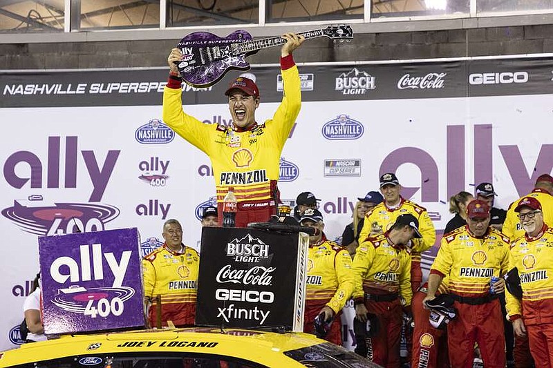 Logano's first win comes after 5 OTs | Northwest Arkansas Democrat-Gazette