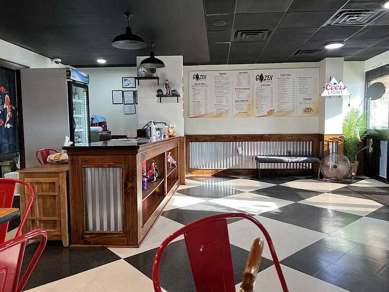 Order from the menu board to the right of the door or from printed menus on the counter at Gozen Japan House.
(Arkansas Democrat-Gazette/Eric E. Harrison)