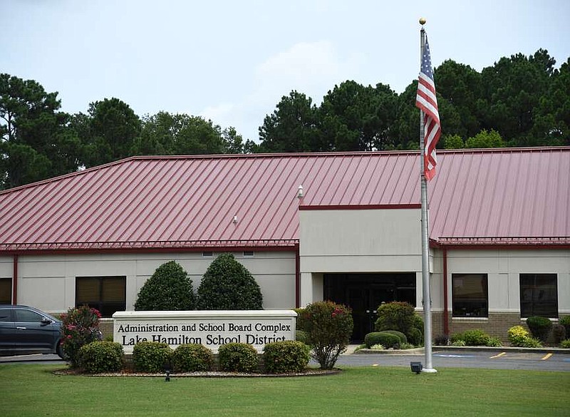 The Lake Hamilton School District said it plans to decommission its sewer plant and tie into the city sewer system by the end of next year. (The Sentinel-Record/Donald Cross)