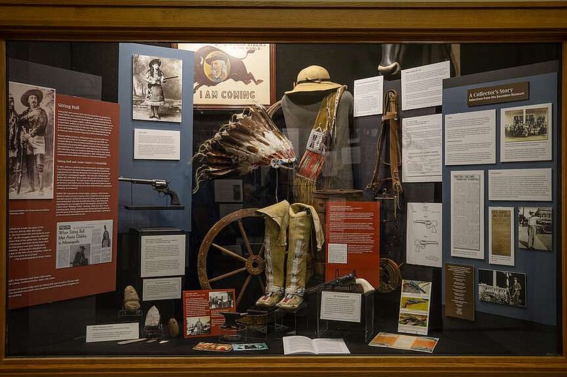 Items collected by Col. C. Burton Saunders, on loan from the Saunders Museum in Berryville, are on display through Sept. 20 at the Arkansas State Capitol in Little Rock.

(Special to the Democrat-Gazette)