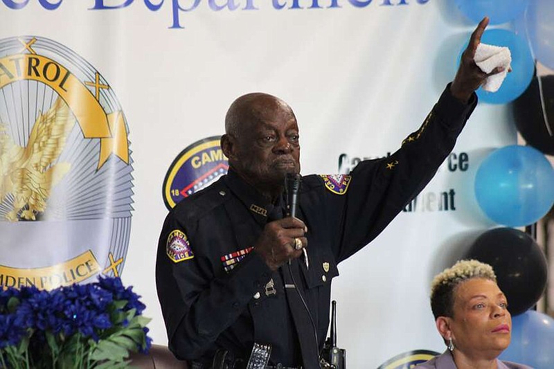 File photo
L.C. Buckshot Smith at his retirement ceremony.