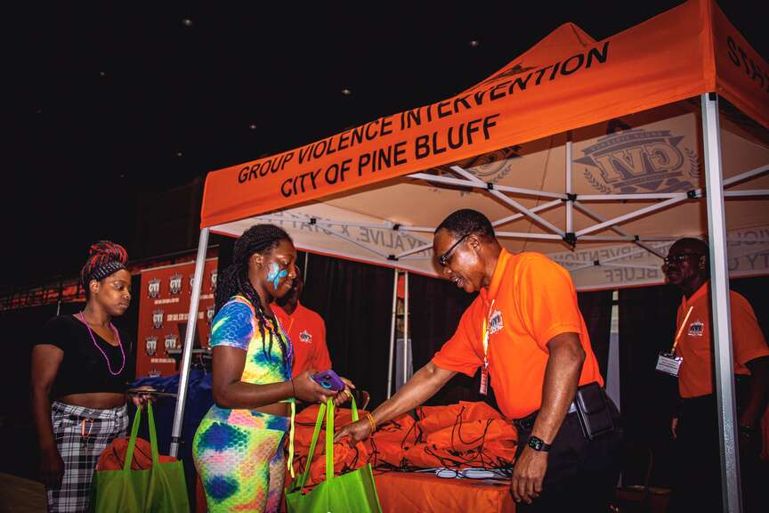 Back-to-school bash at Pine Bluff Convention Center sees big turnout