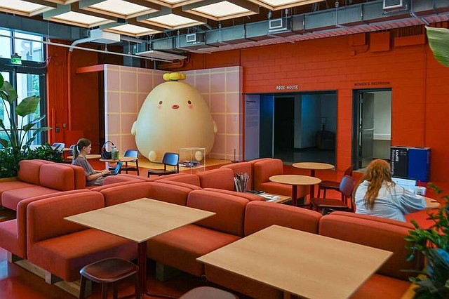 Sentient Inflatable Characters Gigantic inflatable chick “Foo Foo,” symbolic of sentient AI, debuts at ...